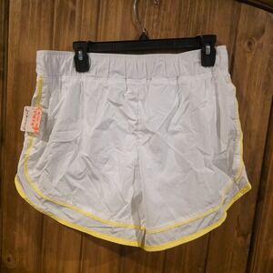 NWT FP Movement By Free People Athletic Shorts Womens XL White Running Sporty